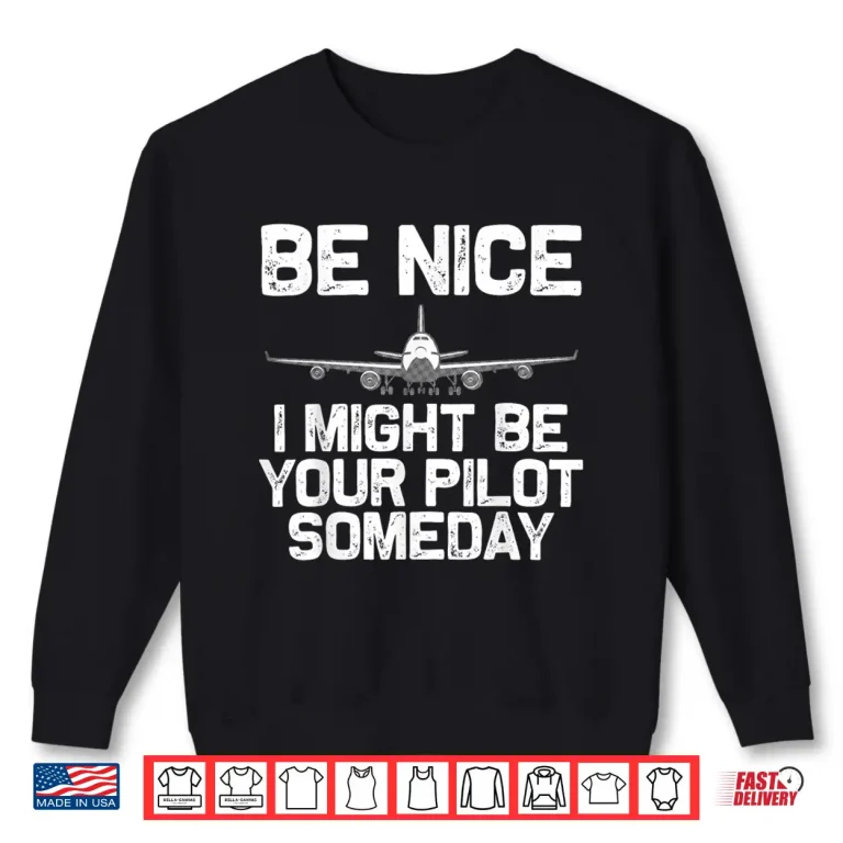 Sweatshirt Funny Pilot Art For Men Women Kids Aviation Airplane Pilot Shirt