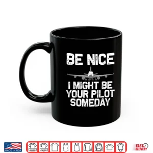 Mug Funny Pilot Art For Men Women Kids Aviation Airplane Pilot Shirt