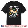 Just A Boy Who Loves Planes Airplane Aircraft Lovers Shirt