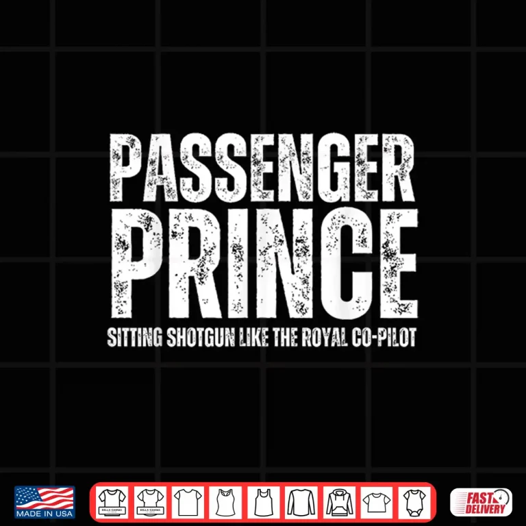 Design Passenger Prince Boys And Men Passenger Seat Prince Shirt