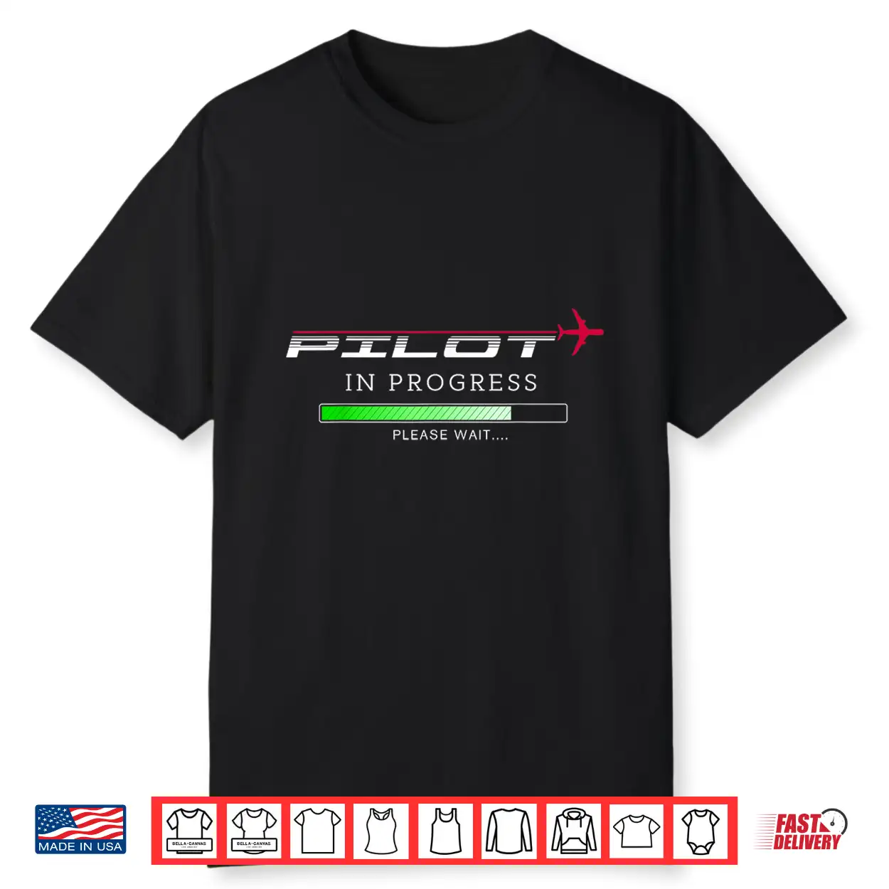 Pilot In Progress Funny Future Pilot Aviation Airplane Gift Shirt Pilot In Progress Funny Future Pilot Aviation Airplane Gift Shirt