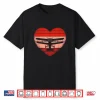 Retro Airplane Heart Valentine Pilot Womens Mens Kids Shirt
