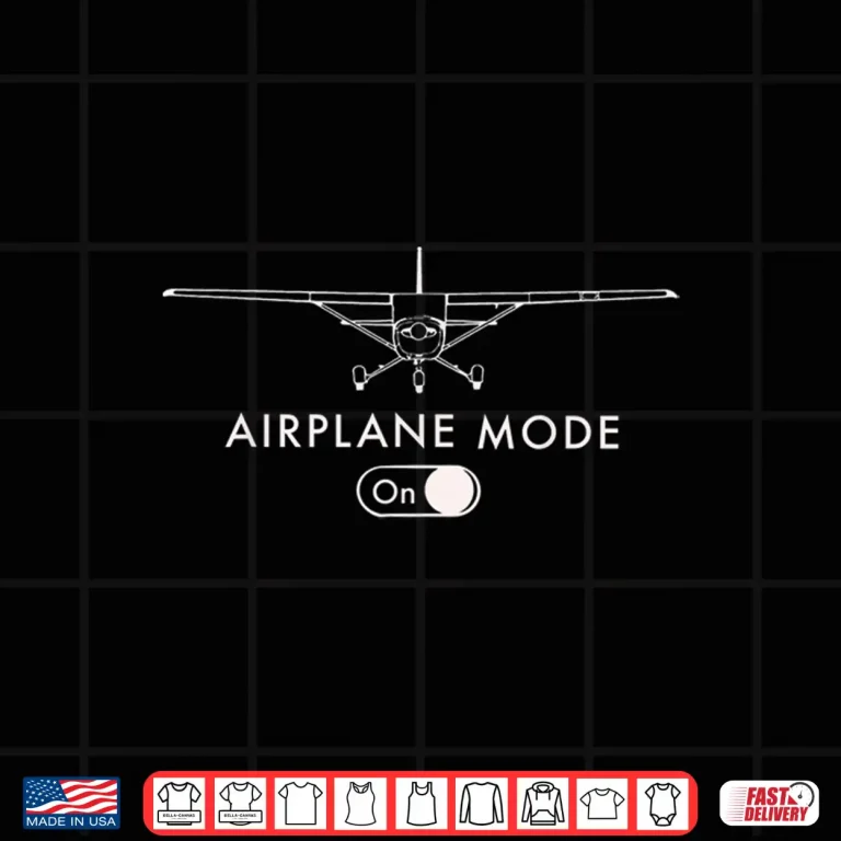 Design Pilot C172 Flying Gift Airplane Mode Shirt