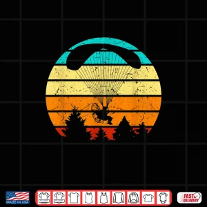 Retro Paramotor Pilot Sunset Vintage Paramotor Shirt 4 Design Retro Paramotor Pilot Sunset Vintage Paramotor Shirt