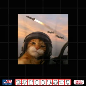 Selfie Squad Cat Funny Fighter Pilot Meme Kitty Gen Z Humor Shirt 4 Design Selfie Squad Cat Funny Fighter Pilot Meme Kitty Gen Z Humor Shirt