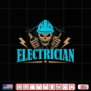 Design Electrician Funny Electrician Shirt
