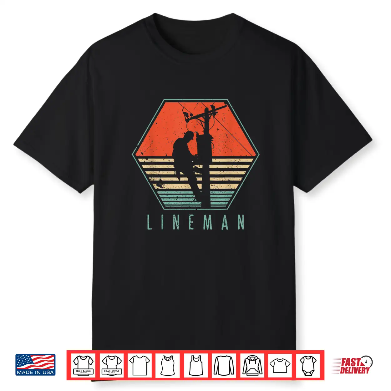 Lineman Shirt Vintage Retro Electrician Gift Shirt Lineman Shirt Vintage Retro Electrician Gift Shirt