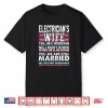 Wedding Anniversary Gift Married Electrician Spouse Shirt