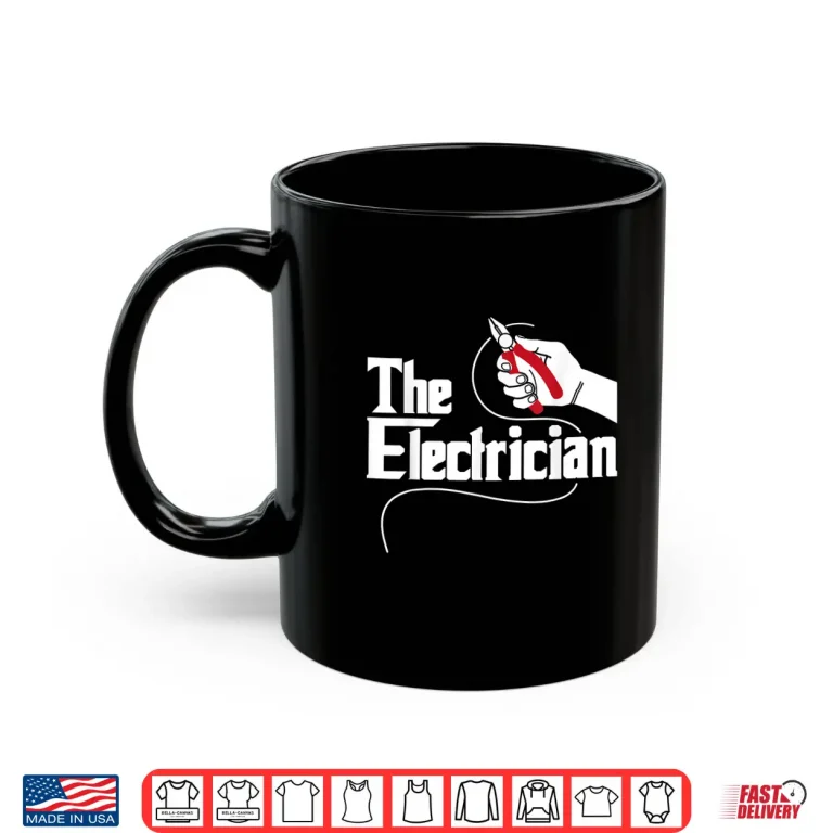Mug The Electrician Electrical Tools Wiremen Repairman Wiring Shirt