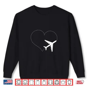 Sweatshirt Flight Attendant Airplane Cabin Crew Stewardess Shirt