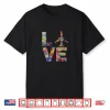Pilot Gifts Love Flight Attendants Flyer Apparel Shirt