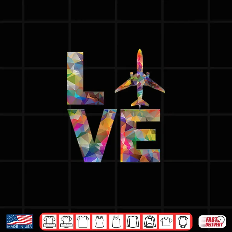 Design Pilot Gifts Love Flight Attendants Flyer Apparel Shirt
