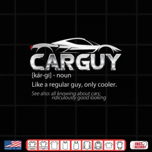 Design Auto Lover Car Guy Definition Car Gift Shirt