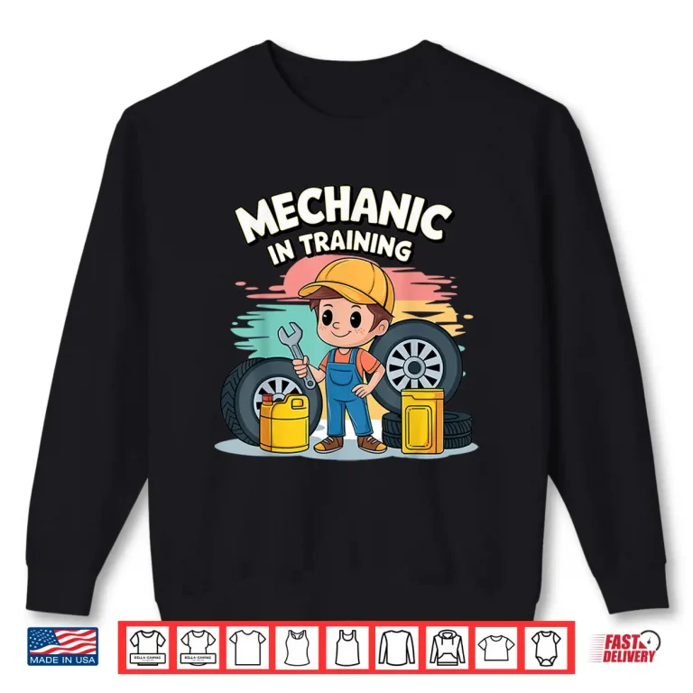 Sweatshirt Future Mechanic Kids Outfit Mechanic In Training Style Shirt