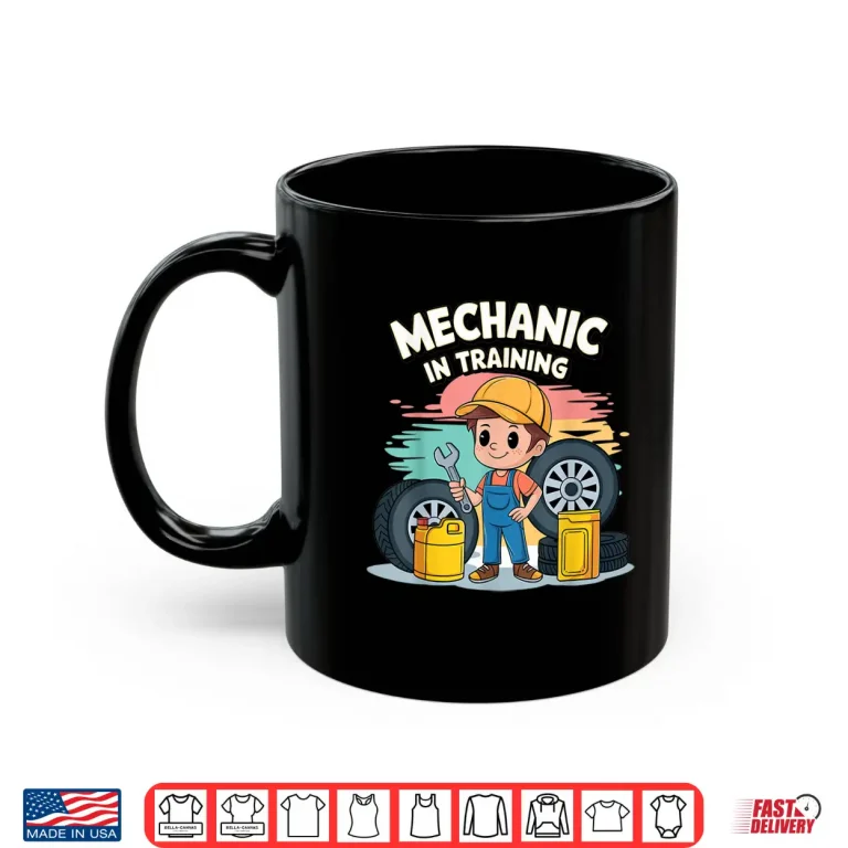 Mug Future Mechanic Kids Outfit Mechanic In Training Style Shirt