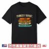 Things I Want Car Parts Enthusiast Auto Mechanic Engine Shirt