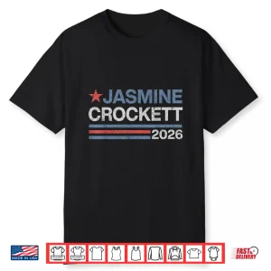 Jasmine Crockett For Texas 2026 Senate Us Senator Shirt