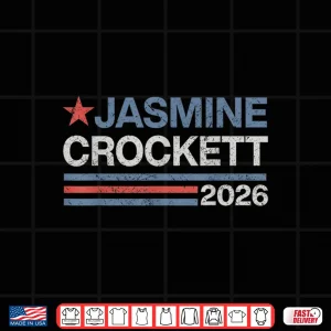 Design Jasmine Crockett For Texas 2026 Senate US Senator Shirt