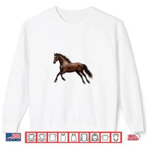 Sweatshirt Realistic Western Horse Art Horse Lovers Shirt