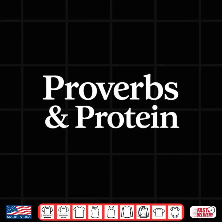 Design Proverbs And Protein Christian Gym Fitness Shirt