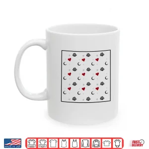 Mug Roses Hearts And Moons Graphic Art Shirt