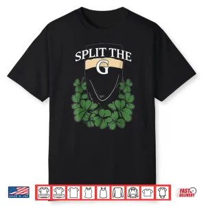 Split The G St Patrick’S Day Graphic Shirt