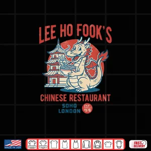 Design Vintage Lee Ho FookS Chinese Restaurant Soho London Shirt