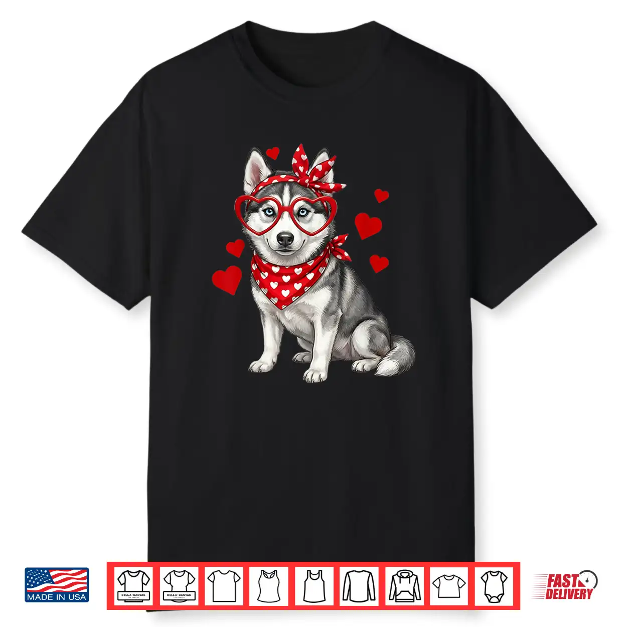 Siberian Husky Valentines Day Lover Dog Heart Shirt Siberian Husky Valentines Day Lover Dog Heart Shirt