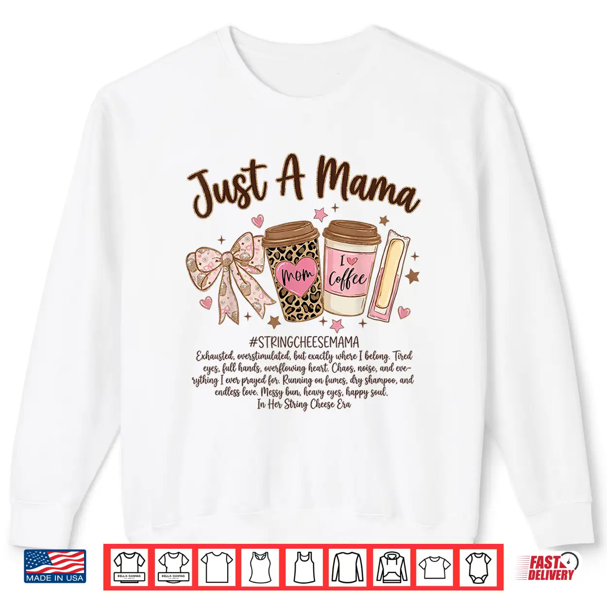String Cheese Era Coffee Coquette Bow Mother’S Day Shirt String Cheese Era Coffee Coquette Bow Mother’S Day Shirt