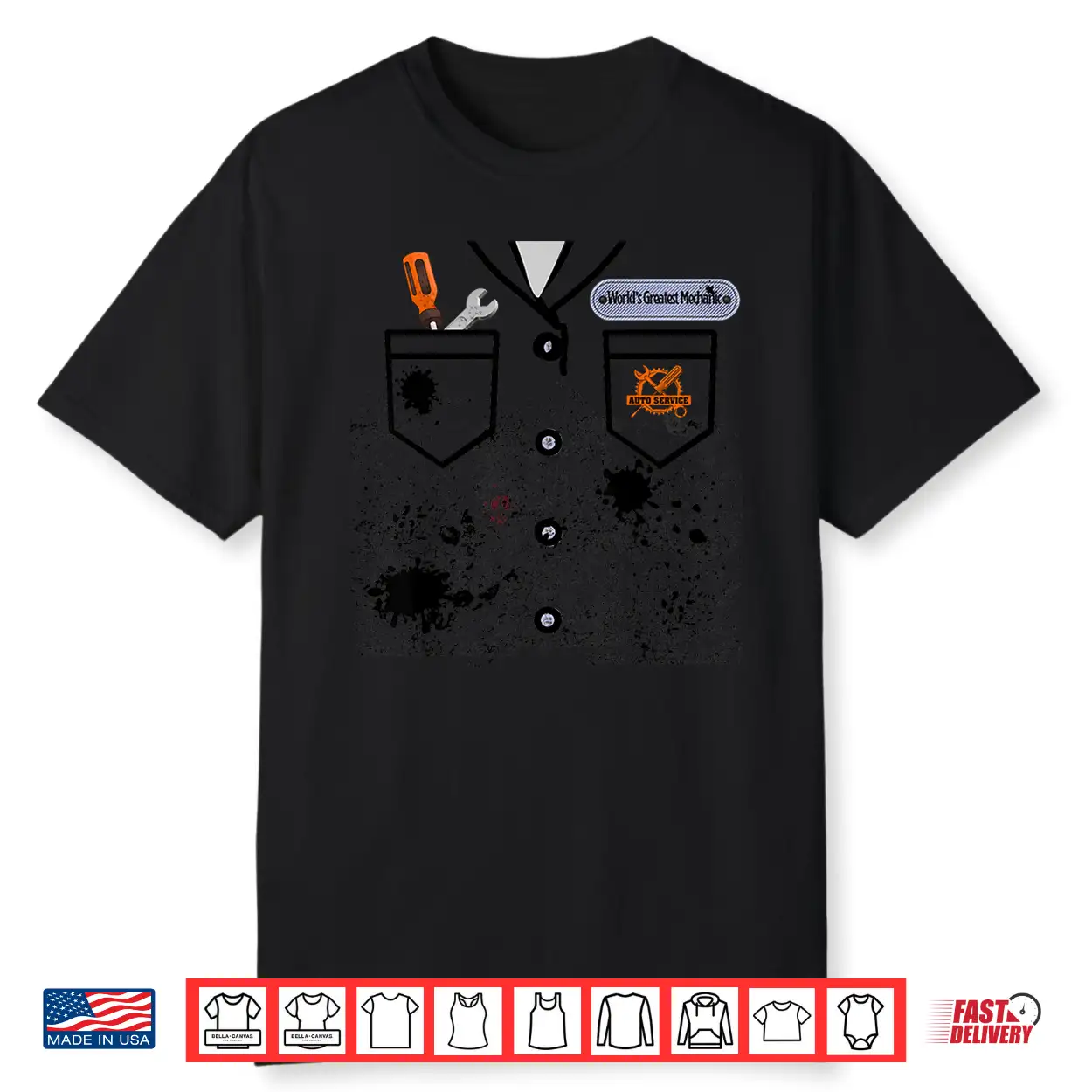 Career Day Costume Auto Mechanic Shirt Career Day Costume Auto Mechanic Shirt