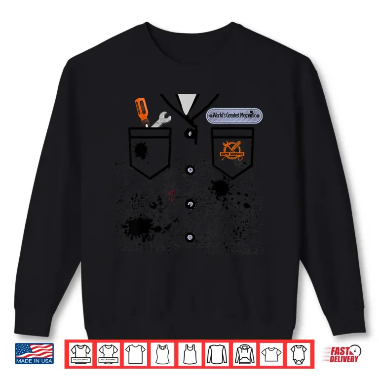 Sweatshirt Career Day Costume Auto Mechanic Shirt