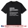 Definition Gift Diesel Mechanic Shirt