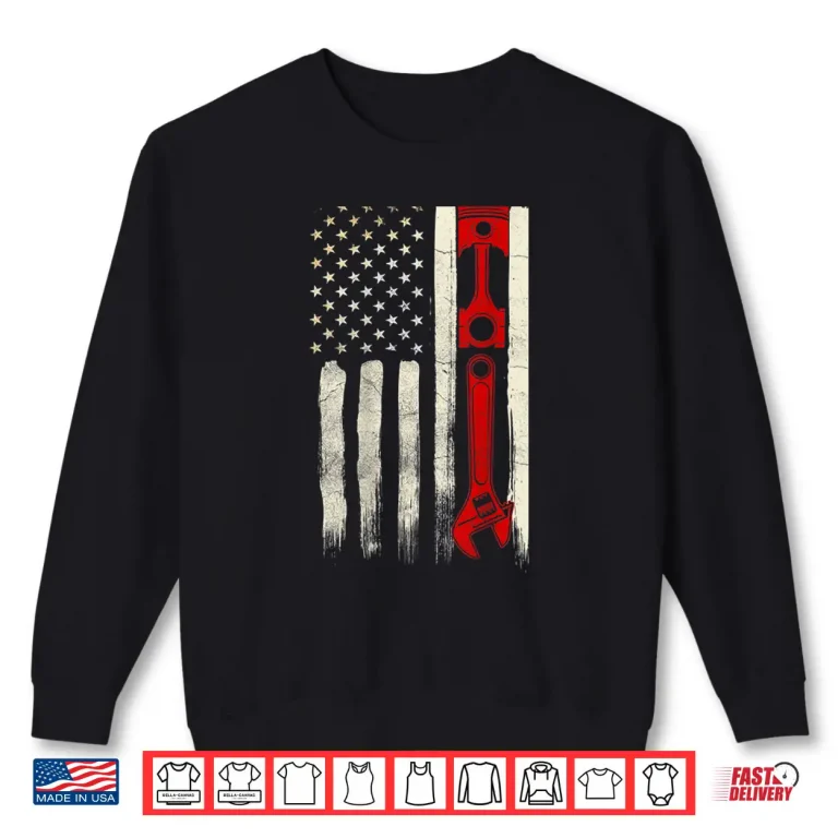 Sweatshirt Design On Back Diesel Mechanic Gift Shirt