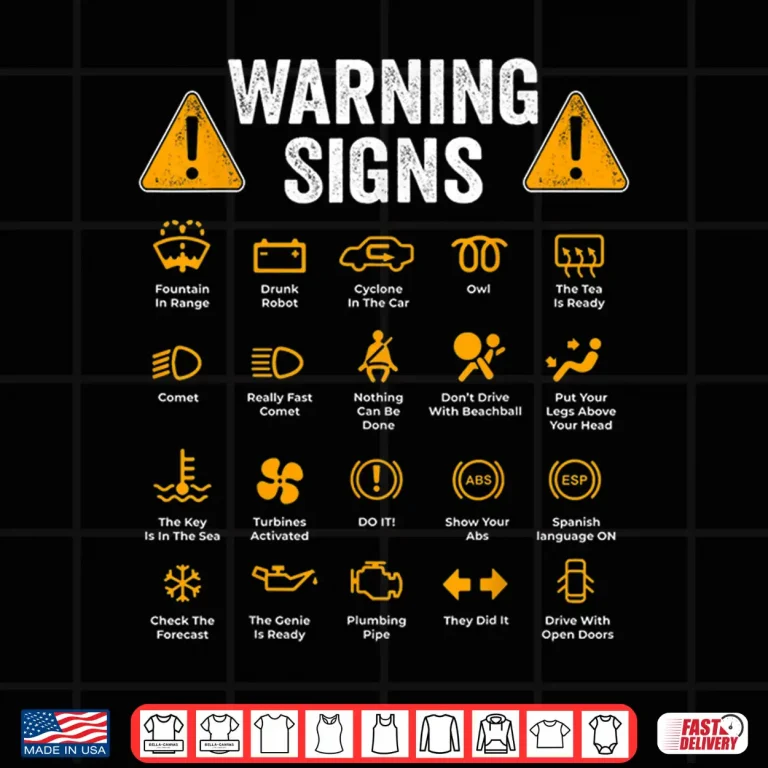 Design Driving Warning Signs 101 Driver Gift Auto Mechanic Shirt