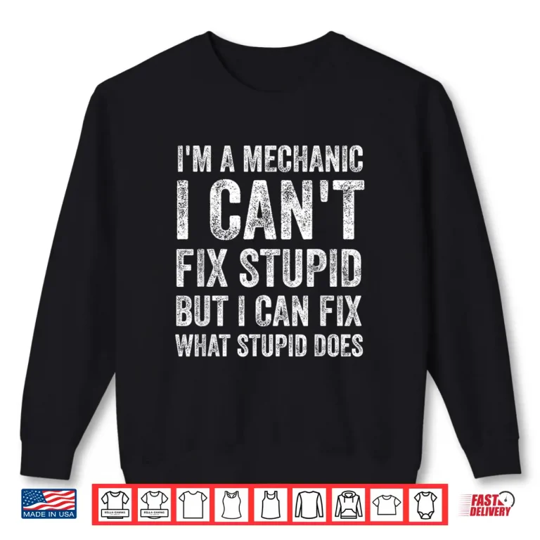 Sweatshirt Expert Repair Mechanic Shirt