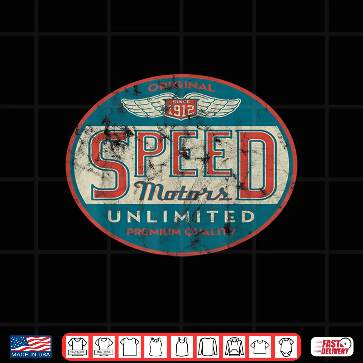 Speed Motor Mechanic Vintage Distressed Shirt Speed Motor Mechanic Vintage Distressed Shirt