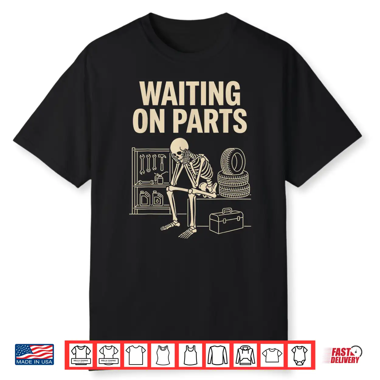 Waiting On Parts Garage Wrench Humor Mechanic Vintage Shirt Waiting On Parts Garage Wrench Humor Mechanic Vintage Shirt