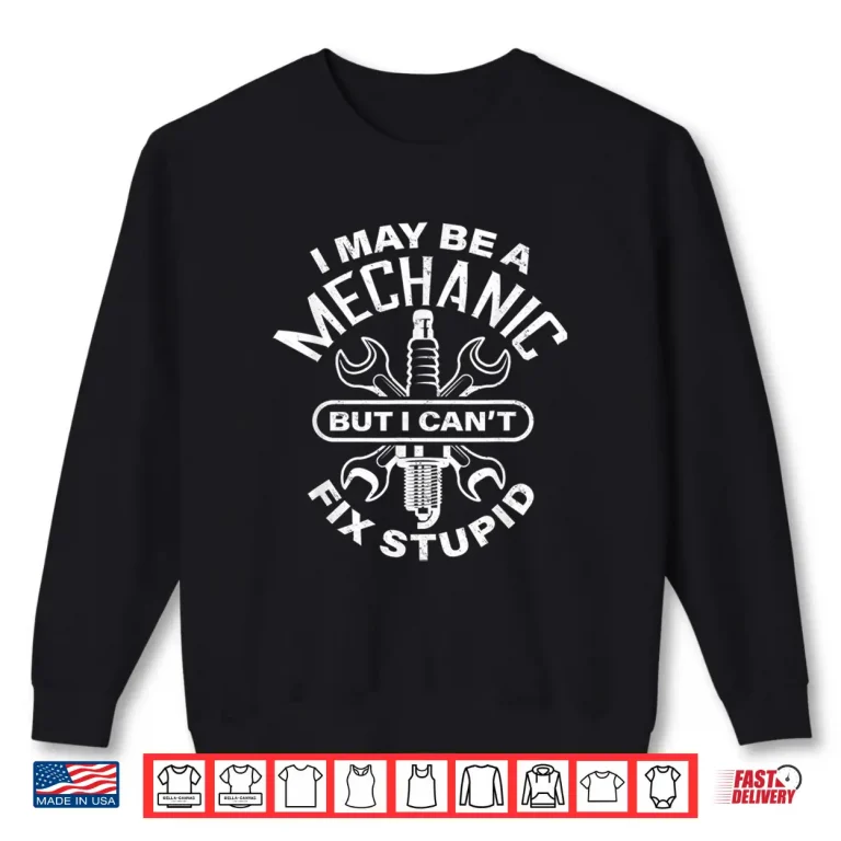 Sweatshirt Expert Service Repair Mechanic Shirt