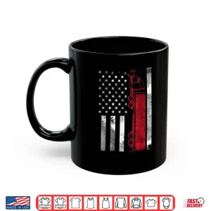 Mug American Flag 18 Wheeler US Trucker Driver Gift Shirt