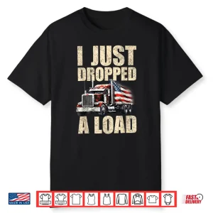 Big Rig Trailer Art Trucker Shirt