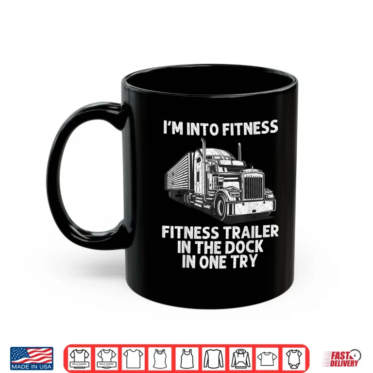 Mug CDL Trucking Art Truck Driver Shirt
