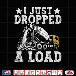 Design Concrete Cement Mixer Concrete Truck Driver Shirt