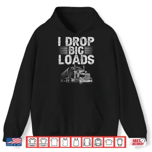 Hoodie Logistics Expert Semi Truck Driver Shirt