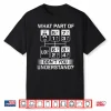 Logistics Understanding Semi Truck Driver Shirt