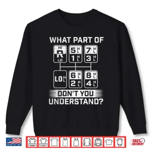 Sweatshirt Logistics Understanding Semi Truck Driver Shirt