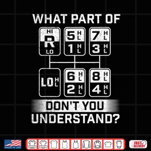 Design Logistics Understanding Semi Truck Driver Shirt