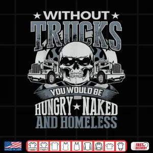 Design Novelty Gift Truck Driver Shirt