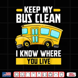 School Traffic Stops Bus Driver Shirt 4 Design School Traffic Stops Bus Driver Shirt