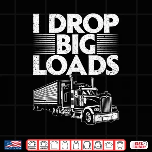 Design Semi Truck Lover Design Trucker Shirt