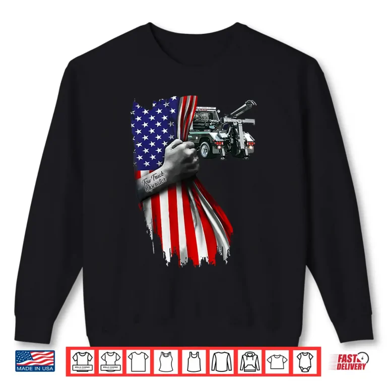 Sweatshirt Tow Truck Driver Shirt